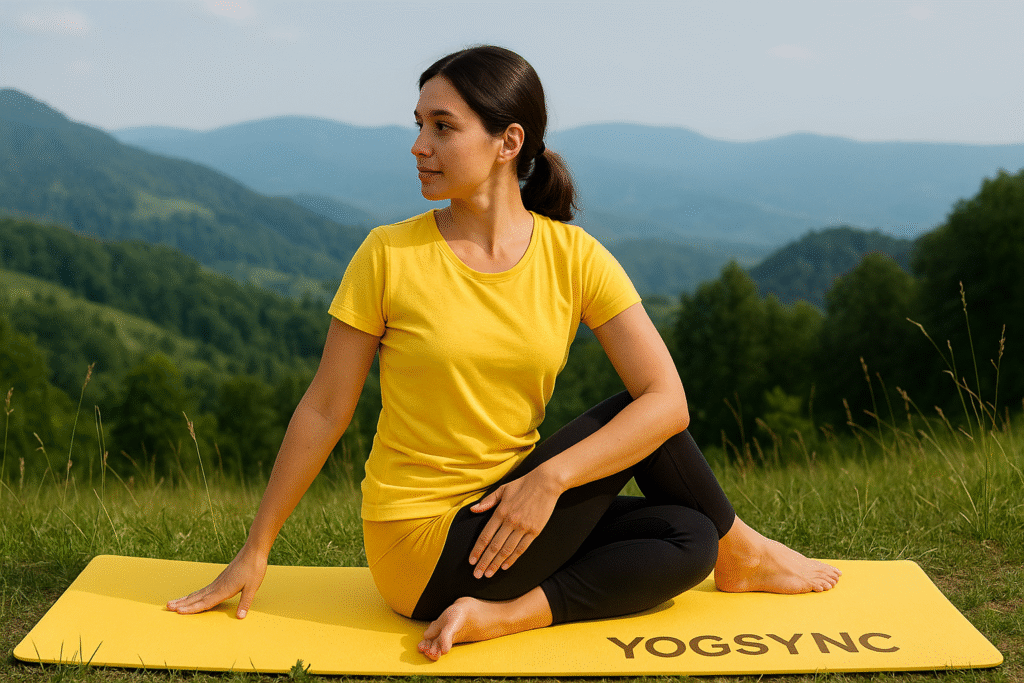 Understanding the Origin, Benefits, and Variations of Revolved Easy Pose